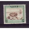 NIUE 1950 1d HMS RESOLUTION SG 114 U/M MINT