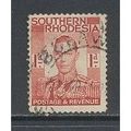 SouthernRhodesia.SG41 1d King George VI (Scarle...
