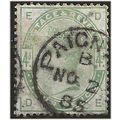 1883 SG192 4d Dull Green Fine Used PAIGNTON CDS...