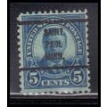 Used 637 5c Theodore Roosevelt Fine PreCnx KA8350
