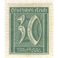 Germany 1921 - 30pf green - Numeral - unused