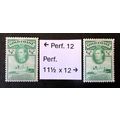GOLD COAST 1938/1939 SG120/SG120a ½d GREEN 2 PE...