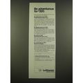 1969 Lufthansa Airlines Ad - Be Adventurous
