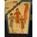 Simplicity 6375 Misses Shirtwaist Dress - Size ...