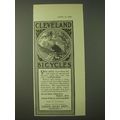 1900 Cleveland Bicycles Ad - Woman Cyclist