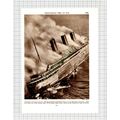 9248) French Liner Ship ATLANTIQUE Fire - 1930s...