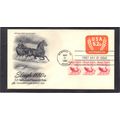 FDC Art Craft U604 5.2c Branches 1900 5.2c Slei...