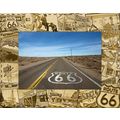 Route 66 Laser Engraved Wood Picture Frame Land...