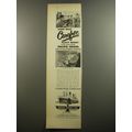 1952 American President Lines Cruise Ad - Learn what Carefree really means!