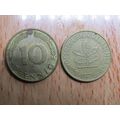 1976f 10 Pfennig Germany Coin