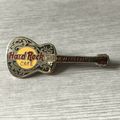 Hard Rock Cafe NEW ORLEANS Steel Guitar PIN sil...