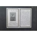 GERMAN DEATH NOTICE - JOHANN FASBENDER , DIED 1...