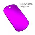 Nikola Tesla Purple Plate Energy Card Purple Or...
