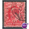 GB stamps 1902-10 KEV11 - 1d SG219 Kilburn 1