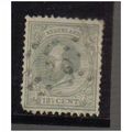 NETHERLANDS 1872 12 1/2C GREY F/U SG83