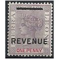 Sierra Leone 1884 R2 1d Dull Purple & Carmine R...