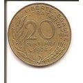FRANKRIJK 20 CENTIMES 1982