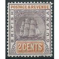 British Guiana 1889 SG194 2c Dull Purple & Oran...