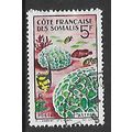 FRENCH SOMALI COAST 1963 CORALS 5F LARGE STAR C...