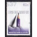 Australia 2012 Enrol to Vote 60c Used
