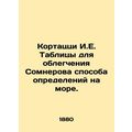 Cortazzi I.E. Tables to facilitate the Somnerov method of definition at sea. /Ko