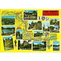 Germany DIE NAHE Map Postcard (Nah 506)