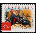 Australia 2001 Bird 45c Used P&S Stamp Painted ...