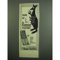 1950 Ronson Plastikit Ad - Handy Kit for Lighters