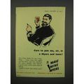 1955 Myers Rum Ad - Care To Join Me Sir?