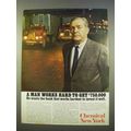 1963 Chemical New York Ad - A Man Works Hard to Get