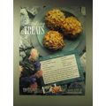 1989 Baker's Coconut and Dole Almonds Ad - recipe for Marvelous Macaroons
