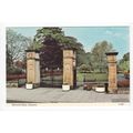 Memorial Gates Oswestry Shropshire Postcard 0301