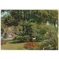 Postcard the gardens, Finale Ligure, Italy. Unp...