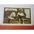 BIRTHDAY, used vintage postcard RP c.1931 dalma...