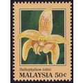 MALAYSIA 1994 Orchids 50c Bulbophyllum lobbii S...