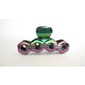 Metallic iridescent multi colored acrylic hair ...