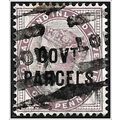 1897 Postage Stamps Overprinted "GOVT PARCELS" ...