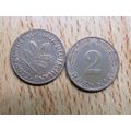1972f 2 Pfennig Germany Coin