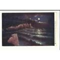 1491 DOVER St Margaret's Bay Rough Sea Tuck Oil...