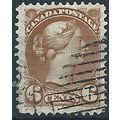Canada 1889 SG108 6c Pale Chestnut Fine Used .. ..