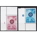 NIEDERLANDE NETHERLANDS [1967] MiNr 0878-79 x (...