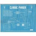 STAR TREK ' CLASSIC ' PHASER blueprint (1994)