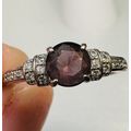 Ring Bomb Party Sz8 RBP Radiant Purple Gem Rhod...
