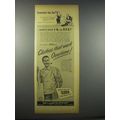 1944 B.V.D. Rogue Shirts Ad - Clothes Work Overtime