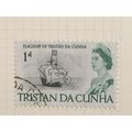 Tristan Da Cunha QEII 1965 1d Black & Emerald G...