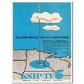 KSTP TV 1973 Minneapolis new tower blue sky med...