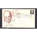 FDC Bazaar 1393 8c Eisenhower (Cachet-U/A) CV40556