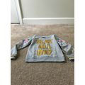 Deliah*s Girl Floral Print Sweatshirt Crew Neck...