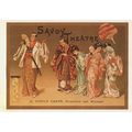 The Mikado Gilbert & Sullivan Victorian Theatre Poster Postcard