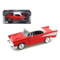 1957 Chevrolet Bel Air Red with White Top 1/24 ...